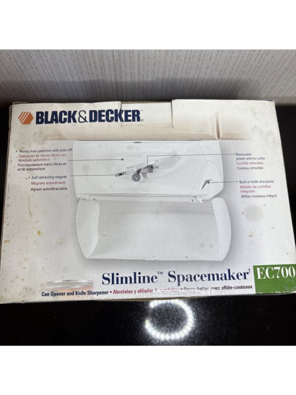 Black & Decker Spacemaker EC700 Can Opener Sharpener Slimline Under Counter - Picture 11 of 15